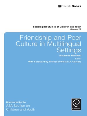 cover image of Sociological Studies of Children and Youth, Volume 21